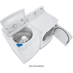 LG - 4.3 Cu. Ft. High-Efficiency Smart Top Load Washer With TurboDrum Technology - White -Techhome Appliances Store c741b33f ea47 59d6 bdf9 58c8583bae93