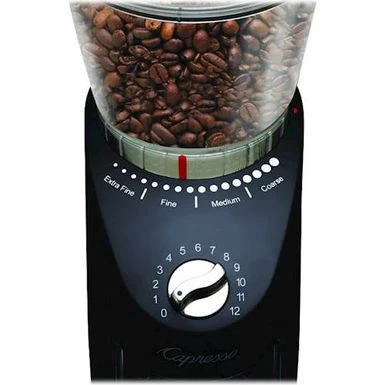 Capresso - Infinity Plus 4-Oz. Conical Burr Coffee Grinder - Black 4 Capresso - Infinity Plus 4-Oz. Conical Burr Coffee Grinder - Black - Image 2