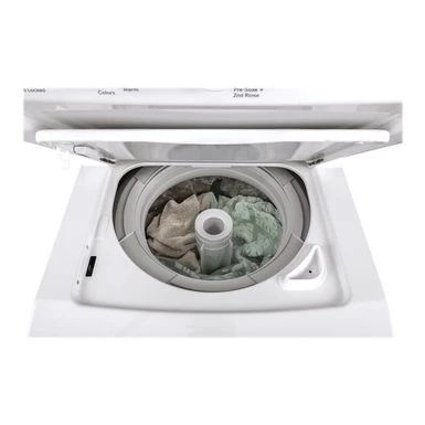 Ge Unitized Spacemaker 24" White Stack Washer With Gas Dryer 11 Ge Unitized Spacemaker 24" White Stack Washer With Gas Dryer - Image 10