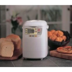 Zojirushi BB-HAC10 Home Bakery 1-Pound Loaf Programmable Mini Breadmaker - Mini Breadmaker White -Techhome Appliances Store cade6903 ae07 4675 b7d7 d4afe60c6ced