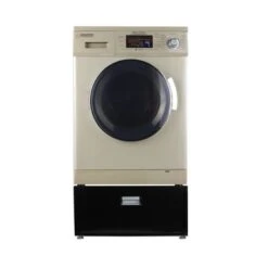 Equator Compact 13 Lbs Combination Washer Dryer Vented/Ventless Dry + Laundry Pedestal With Drawer - White -Techhome Appliances Store cd156292 5098 42b9 b688 a3abc55e933e