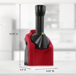 Yonanas - Classic Vegan Non-Dairy Frozen Fruit Soft Serve Dessert Maker, Includes 36 Recipes, 200 Watts - Red 15 Yonanas - Classic Vegan Non-Dairy Frozen Fruit Soft Serve Dessert Maker, Includes 36 Recipes, 200 Watts - Red -Techhome Appliances Store cf4b9600 14e0 5f80 b9b7 4c1a1cdd7796