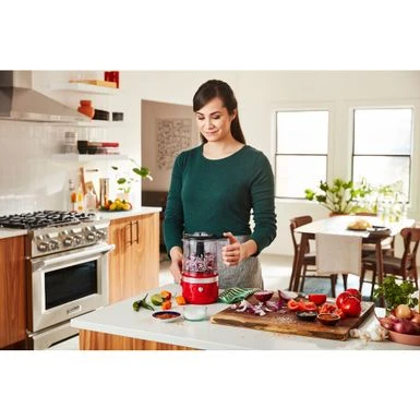 KitchenAid Cordless 5-Cup Food Chopper With Multi-Purpose Blade And Whisk Accessory In Passion Red 6 KitchenAid Cordless 5-Cup Food Chopper With Multi-Purpose Blade And Whisk Accessory In Passion Red - Image 4