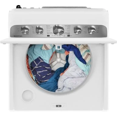 Maytag - 4.8 Cu. Ft. High Efficiency Top Load Washer With Extra Power Button - White 8 Maytag - 4.8 Cu. Ft. High Efficiency Top Load Washer With Extra Power Button - White - Image 6