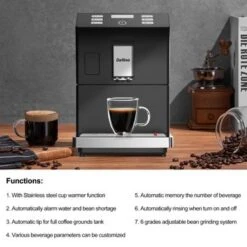 Super Automatic Espresso Coffee Machine - Black 14 Super Automatic Espresso Coffee Machine - Black -Techhome Appliances Store d1163466 cb94 484a 893d 8545c3ed25ae