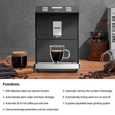 Super Automatic Espresso Coffee Machine - Black 5 Super Automatic Espresso Coffee Machine - Black - Image 3