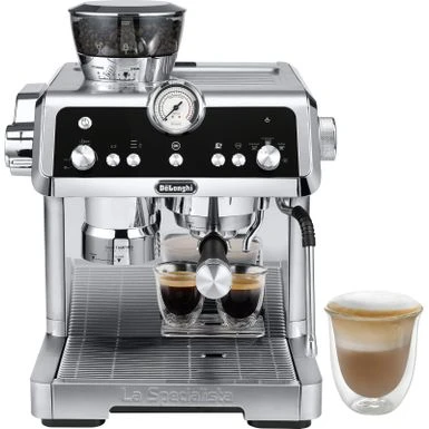De'Longhi - La Specialista Prestigio Espresso Machine With Dual Heating System - Stainless Steel 3 De'Longhi - La Specialista Prestigio Espresso Machine With Dual Heating System - Stainless Steel