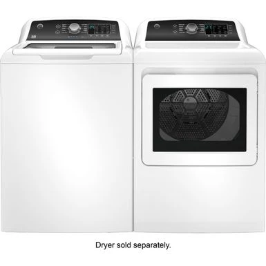 GE - 4.5 Cu Ft Top Load Washer With Water Level Control, Deep Fill, Quick Wash, And Glass Lid - White On White 7 GE - 4.5 Cu Ft Top Load Washer With Water Level Control, Deep Fill, Quick Wash, And Glass Lid - White On White - Image 5