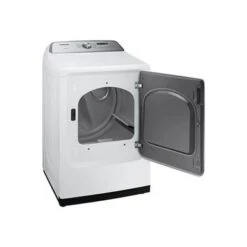 Samsung 7.4 Cu. Ft. White Gas Dryer With Sensor Dry -Techhome Appliances Store db65217e 1167 48f0 881f a180549aef44