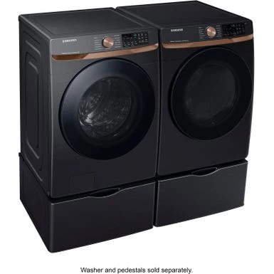 Samsung - 7.5 Cu. Ft. Stackable Smart Electric Dryer With Steam And Sensor Dry - Brushed Black 6 Samsung - 7.5 Cu. Ft. Stackable Smart Electric Dryer With Steam And Sensor Dry - Brushed Black - Image 4