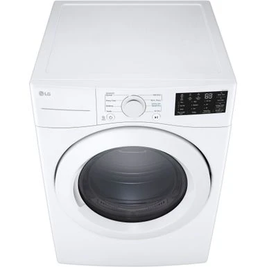 LG - 7.4 Cu. Ft. Electric Dryer With Wrinkle Care - White 9 LG - 7.4 Cu. Ft. Electric Dryer With Wrinkle Care - White - Image 7