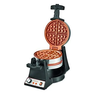 CRUX Double Rotating Belgian Waffle Maker With Nonstick Plates, Stainless Steel Housing & Browning Control 3 CRUX Double Rotating Belgian Waffle Maker With Nonstick Plates, Stainless Steel Housing & Browning Control
