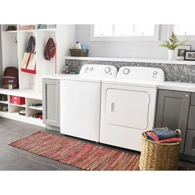 Amana - 6.5 Cu. Ft. Gas Dryer With Automatic Dryness Control - White 11 Amana - 6.5 Cu. Ft. Gas Dryer With Automatic Dryness Control - White - Image 9