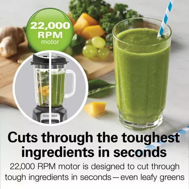 Hamilton Beach - PowerMax Professional Performance Blender Gray 14 Hamilton Beach - PowerMax Professional Performance Blender Gray - Image 12