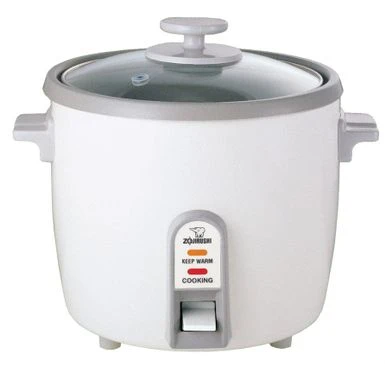 Zojirushi White Rice Cooker/ Steamer (3, 6, And 10 Cups) - 6 Cup - White 6 Zojirushi White Rice Cooker/ Steamer (3, 6, And 10 Cups) - 6 Cup - White - Image 4
