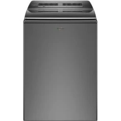 Whirlpool - 5.2 Cu. Ft. High Efficiency Smart Top Load Washer With 2 In 1 Removable Agitator - Chrome Shadow