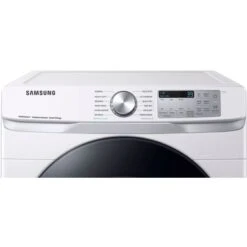 Samsung - 7.5 Cu. Ft. Stackable Smart Electric Dryer With Steam Sanitize+ - White -Techhome Appliances Store ef405300 fbb7 5943 a27d b9351acbd870
