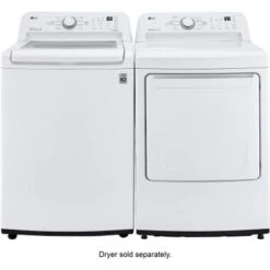 LG - 4.3 Cu. Ft. High-Efficiency Smart Top Load Washer With TurboDrum Technology - White -Techhome Appliances Store efff3c49 bd12 5930 8589 36e66e6a1307