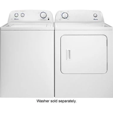 Amana - 6.5 Cu. Ft. Gas Dryer With Automatic Dryness Control - White 14 Amana - 6.5 Cu. Ft. Gas Dryer With Automatic Dryness Control - White - Image 12