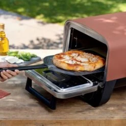 Ninja - Woodfire 8-in-1 Outdoor Oven, 700°F High Heat Roaster, Pizza Oven, BBQ Smoker With Woodfire Technology - Terracotta Red -Techhome Appliances Store f25e5c05 5c88 5e87 9f43 f3b8961730a6
