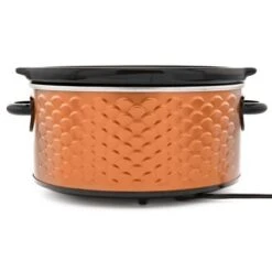Brentwood Scallop Pattern 4.5 Quart Slow Cooker In Copper - Orange 10 Brentwood Scallop Pattern 4.5 Quart Slow Cooker In Copper - Orange -Techhome Appliances Store f385922b ddff 4072 bc68 6e45c56fef9d