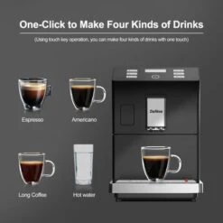 Super Automatic Espresso Coffee Machine - Black 17 Super Automatic Espresso Coffee Machine - Black -Techhome Appliances Store f63073b4 5f37 4589 8318 519dd200bf27