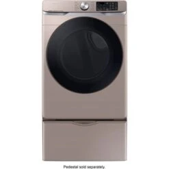 Samsung - 7.5 Cu. Ft. Stackable Smart Electric Dryer With Steam Sanitize+ - Champagne -Techhome Appliances Store f9d2d569 a7fe 54ef 836d 705593d623b0