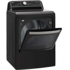 LG - 7.3 Cu. Ft. Smart Electric Dryer With Steam And Sensor Dry - Black Steel 30 LG - 7.3 Cu. Ft. Smart Electric Dryer With Steam And Sensor Dry - Black Steel -Techhome Appliances Store f9f1cb25 d1b3 5983 992d 5b76a3ad0087