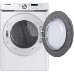 Samsung - 7.5 Cu. Ft. Stackable Electric Dryer With Sensor Dry - White -Techhome Appliances Store feeccdfe a360 4c30 81a1 a03058374977