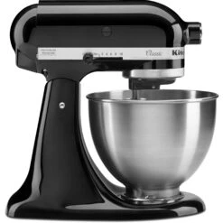 KitchenAid - Classic Series 4.5 Quart Tilt-Head Stand Mixer - K45SSOB - Onyx Black -Techhome Appliances Store k45ssob