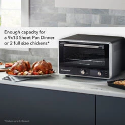 KitchenAid - KitchenAid® Digital Countertop Oven With Air Fry - KCO124 - Black Matte -Techhome Appliances Store kco124bm 2