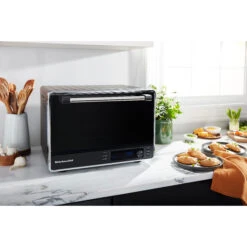 KitchenAid Dual Convection Countertop Oven With Air Fry And Temperature Probe -Techhome Appliances Store kco224bm 4