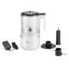KitchenAid Cordless 5-Cup Food Chopper With Multi-Purpose Blade And Whisk Accessory In White 2 KitchenAid Cordless 5-Cup Food Chopper With Multi-Purpose Blade And Whisk Accessory In White -Techhome Appliances Store kfcb519wh