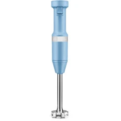 KitchenAid Corded Variable-Speed Immersion Blender In Blue Velvet With Blending Jar