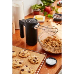 KitchenAid - Cordless 7 Speed Hand Mixer - Black Matte 19 KitchenAid - Cordless 7 Speed Hand Mixer - Black Matte -Techhome Appliances Store khmb732bm 1