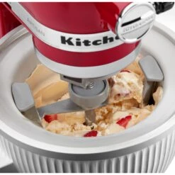 KitchenAid - Ice Cream Maker Attachment, KSMICM - White 20 KitchenAid - Ice Cream Maker Attachment, KSMICM - White -Techhome Appliances Store ksmicm 3