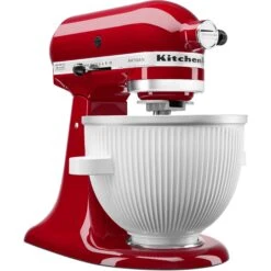KitchenAid - Ice Cream Maker Attachment, KSMICM - White 21 KitchenAid - Ice Cream Maker Attachment, KSMICM - White -Techhome Appliances Store ksmicm 4
